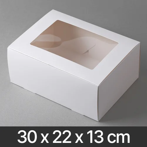 투명창 큰 선물상자 원터치 접이식 낱장판매 포장 선물박스, 1개, 화이트