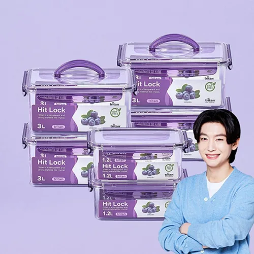 에코센스 히트락 올트라이탄 밀폐용기 대용량 6종