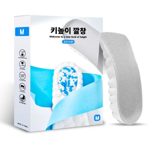 키높이 깔창 반깔창 자연스러운 쿠션  숨김형 인솔  2세트