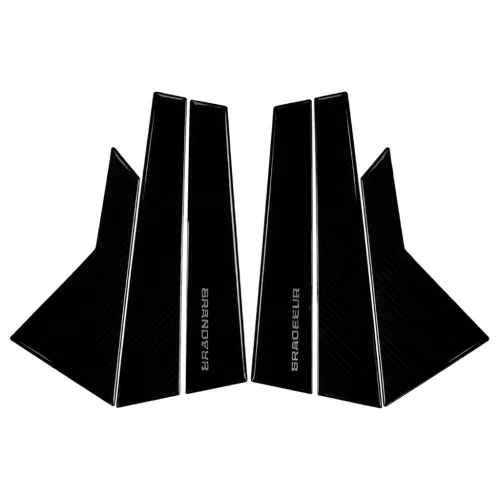그랜저HG 축광로고 BC필러, 유광카본그레이, 1개