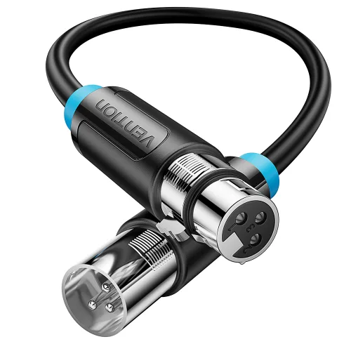 벤션 XLR 캐논 M F 마이크 연장 오디오 케이블, BBF, 8m, 1개