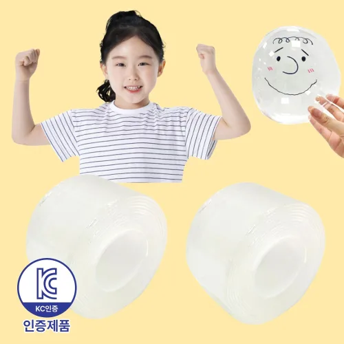픽101 KC인증 양면 테이프 풍선 큐브 공 만들기 폭 4.8cm 길이 3m 투명