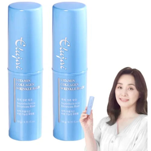 [홈쇼핑정품] 엘루자이 비타민 콜라겐 링클밤 주름지우개 미백 보습 탄력 피부 링클케어, 10g, 2개