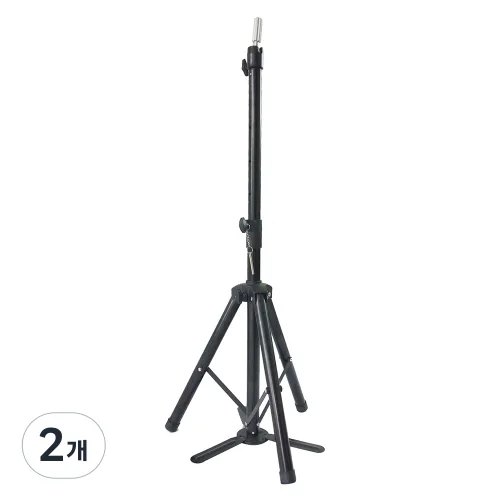 미용커트연습삼각대, 2개, 블랙