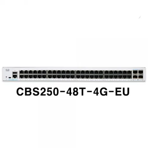 시스코 CBS250-48T-4G-EU CISCO 스마트 스위칭허브 기가48포트+4SFP, CBS250-48T-4G-EU, 1개
