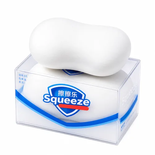 잇츠픽 비누 크런치 스퀴시 주물럭, 화이트, 60g, 1개