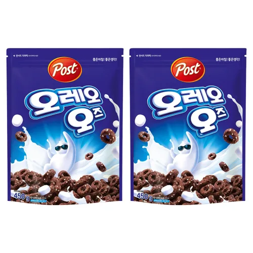 오레오오즈 시리얼, 450g, 2개