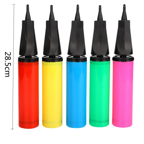 파티플리 풍선 튜브 손펌프, 1개, 랜덤색상 28.5cm