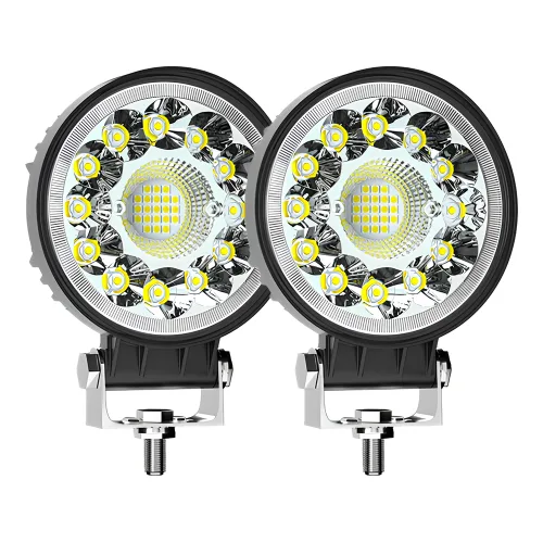 로푸 고출력 LED 작업등 DC 9-30V 99W 써치라이트 4인치 탐조등, 31mm, 1개