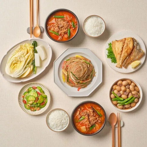 [감동키친] 집밥 반찬세트 국 요리 반찬 4종 수제 가정식 부모님 선물, 2.5kg, 4세트