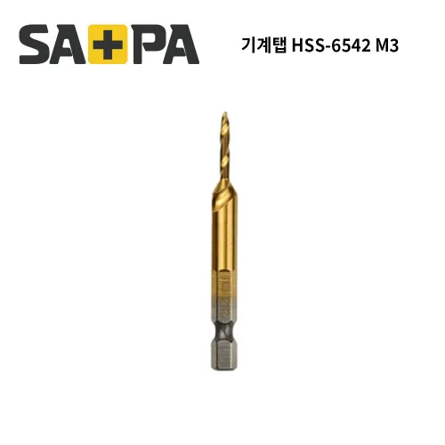 사파코리아 탭핸들 핸드 드릴탭 나사산 기계탭 M3-M10 중 선택, 1개