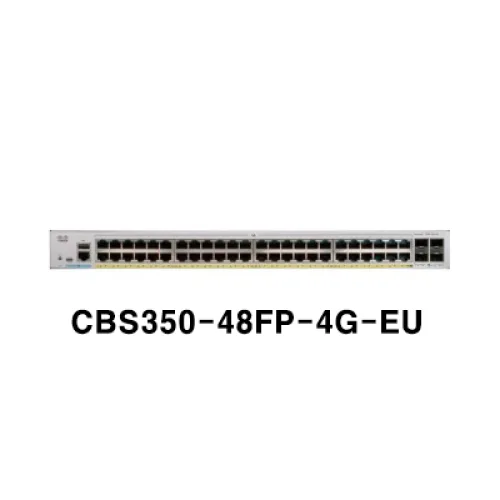 시스코 CBS350-48FP-4G-EU POE 48포트 스마트 기가비트스위치허브 4SFP광포트지원, CBS250-48P-4G-EU, 1개