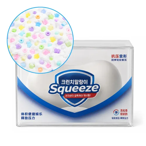 레이머 크런치 말랑이 비누 슬랑이 스퀴시, 1개, 85.5g, 화이트