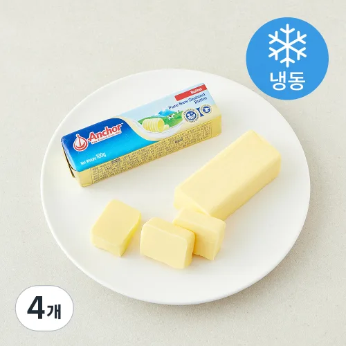 [로켓프레시] 앵커 버터 (냉동), 100g, 4개