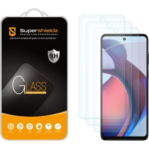 Supershieldz 3개 세트 모토로라 Moto G Stylus 5G2023용 5G 모델 전용 202220212020 버전에는 적합하지 않음 강화유리 스크린 보호필름 스크래