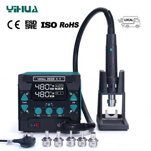 Gordak 853 하단 가열 스테이션 PCB 납땜 BGA 재작업 전화 수리  YIHUA EU