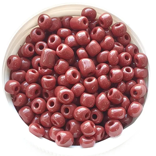 Bead 글래스시드 4mm 씨드비즈 한팩 100g, 컬러선택, 밤색, 1세트