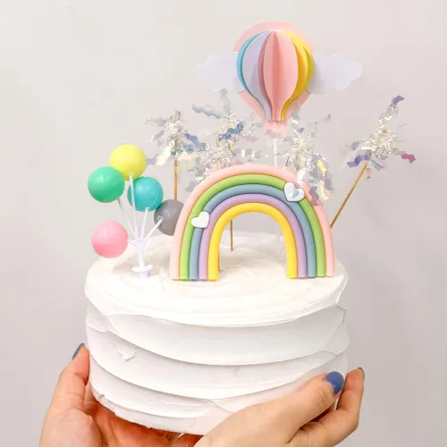 룩스 파티 믹스 토퍼 기념일 케이크 장식, 1세트, 파티믹스