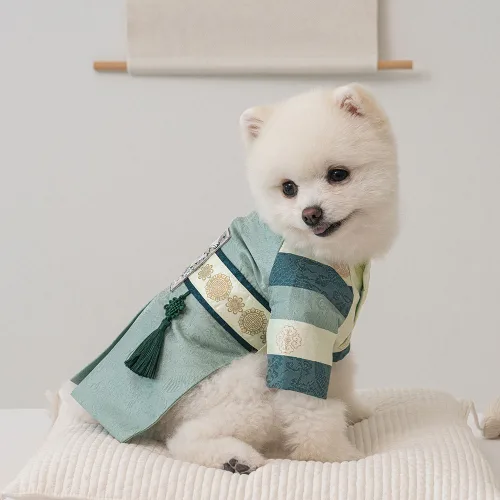항균 서후왕자 강아지한복 애견의류 옷 고양이 추석 설날