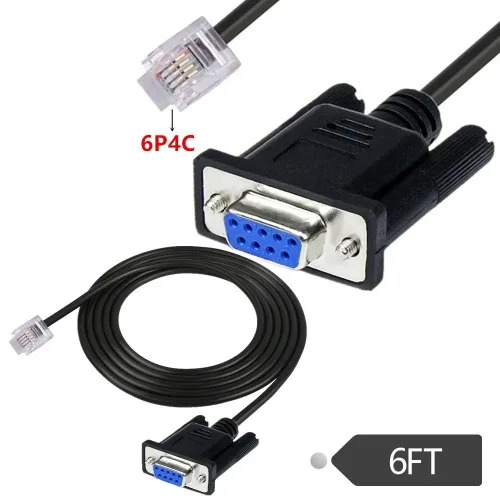 APC AP7800 AP7900 직렬 DB9 6FT 6P4C 케이블 RS232 RJ11 940 8M용 0144A 콘솔