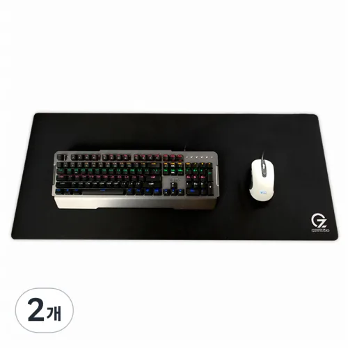 게이밍지오 게이밍 마우스패드 Gz-MP900, 단일 색상, 2개