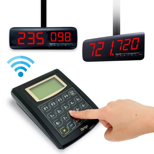 푸드코트 외식업 순번대기 호출 시스템 모니터수신기2대 전송기1대 세트 GSR-320 GP-1000T, 1세트