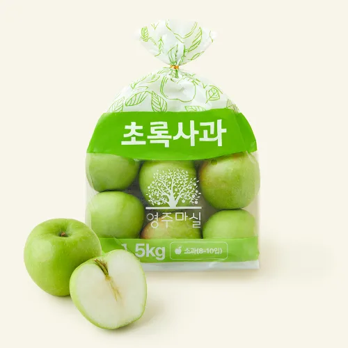 [로켓프레시] 영주마실 초록사과 8~10입