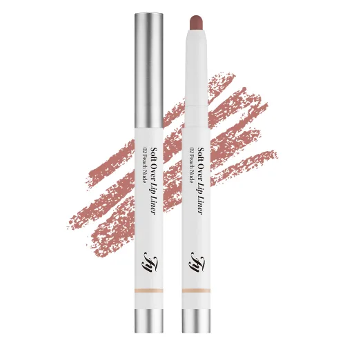 플린 소프트 오버 립라이너 0.8g, 1개, 02 피치 누드