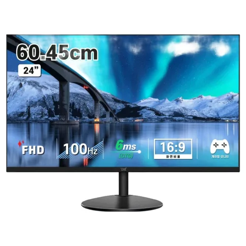 디엑스 FHD 100Hz IPS LED 컴퓨터 모니터, 60.5cm, DX245F100(무결점)