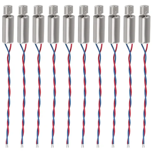 DC 1.5V-3V 코어리스 미니 진동모터 2선식 강력 소형 진동모터 12000RPM 6x12mm