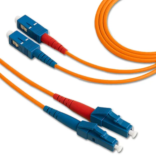 디옵텍 광점퍼코드 LC-SC 멀티모드 광케이블 LC-SC-2C-MM, 오렌지, 1개, 3m