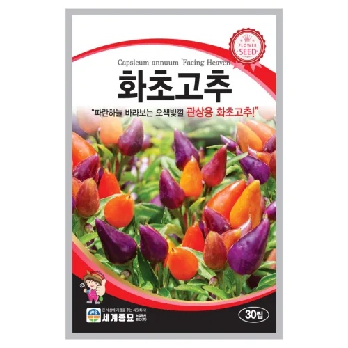 화초고추 30립 / 관상용 채소 고추, 1개