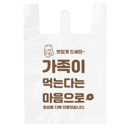 인쇄 배달봉투 배달비닐 봉지 특소 소 중 대, 100개, 10L