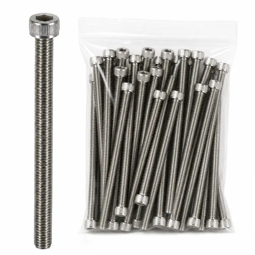 304 스테인리스 육각렌치볼트 소켓 M6 나사산 1 미니 육각소켓볼트 렌치볼트, 20개, 100mm, M6 x 1