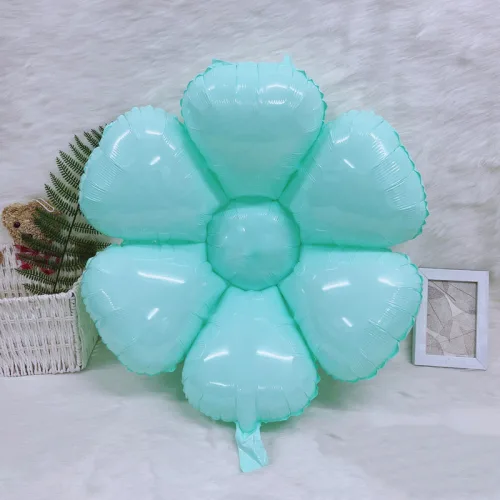 CEUQIESO 데이지 풍선 50*40cm, 20개, 블루 데이지