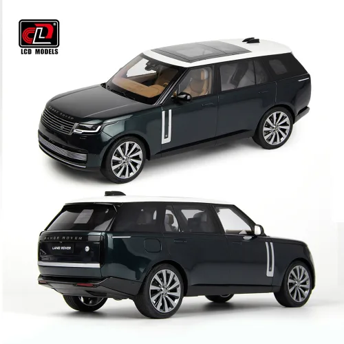 LCD MODEL 1:18 프리미엄 다이캐스트 모델카, 1개, 레인지로버 SV Green