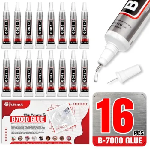 B7000 글루 15ml0.5 floz 24팩 - 보석 전자제품 공예품 등을 위한 고강도 유연성 방수 접착제