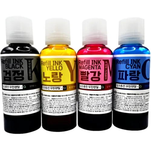 국내산 대용량 호환 캐논G3910잉크 G7090 GI-990 GI90 GI91 G2910 G6090, 300ml 4색 세트 GI990 90 91, 1개