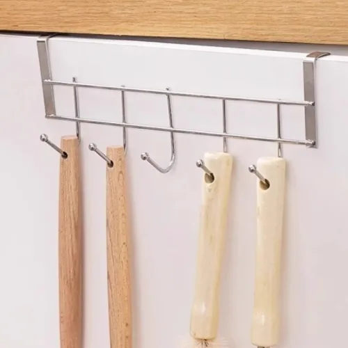 리빙하루 무타공 싱크대 5구 문 뒤 수납 걸이, 단일색상, 1개