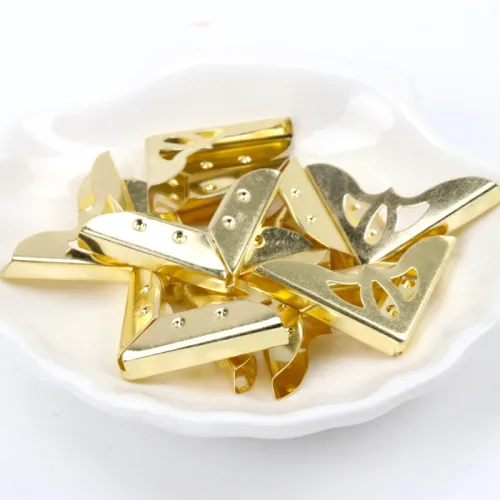 책을위한 금속 코너 스크랩북 사진 앨범 DIY 공예 40PCS 메뉴 프로텍터