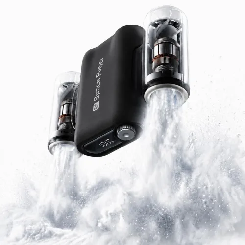 Space Player 허리 냉각 선풍기 9000mAh 대용량 무선 미니 휴대용 선풍기 캠핑용 다기능손선풍기목 선풍기허리 클립 선풍기 탁상용 선풍기 목걸이 선풍기 손 선풍기, 블랙, 9000mAh