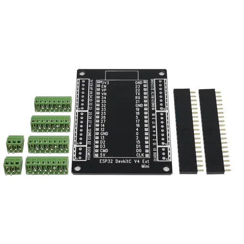 [미니] ESP32 DevKitC V4 단자대 쉴드 터미널 변환 보드, 1개