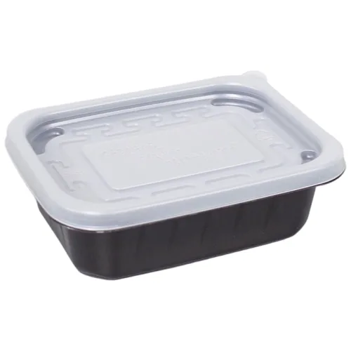 와요와요팩 일회용 반죽용기 배달 포장용기 300ml 검정, 1개, 50세트
