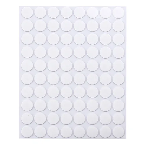 코네임 고강력 원형 양면 테이프 4W138 15mm 80p, 투명, 1개