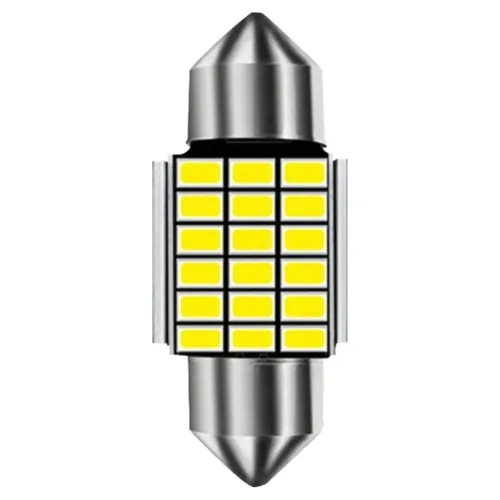 로푸 LED 자동차 실내조명 C5W 전구 트렁크 번호판 램프, 31mm, 1세트