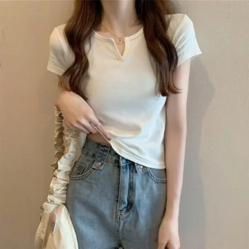 에픽걸 미니브이반팔티숙 반팔 여름 파자마 원피스 산 라운드 XL 흰색 나시 긴팔티숙 여성 슬림핏 티숙 레