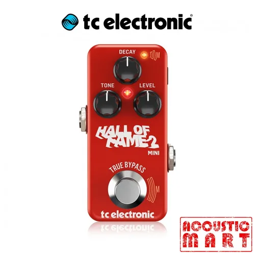 TC Electronic HALL OF FAME 2 MINI REVERB 홀 오브 페임 2 미니 리버브 기타 이펙터, 1개
