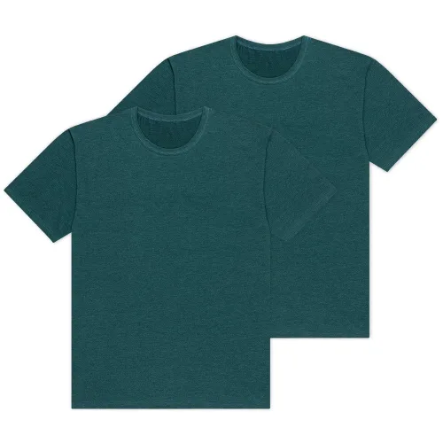 언룩 남녀공용 30수 빅사이즈 무지 라운드 반팔 티셔츠 2XL-10XL 2장세트