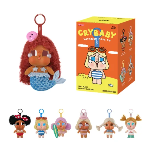 (국내배송) POPMART 팝마트 크라이베이비 휴가 일기 시리즈 키링 인형키링 키체인 가방고리