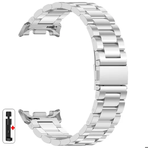 럭셔리 스테인리스 스틸 밴드 워치 8 클래식 46mm 메탈 스트랩 8 40mm 44mm 남성용 팔찌 시계줄
